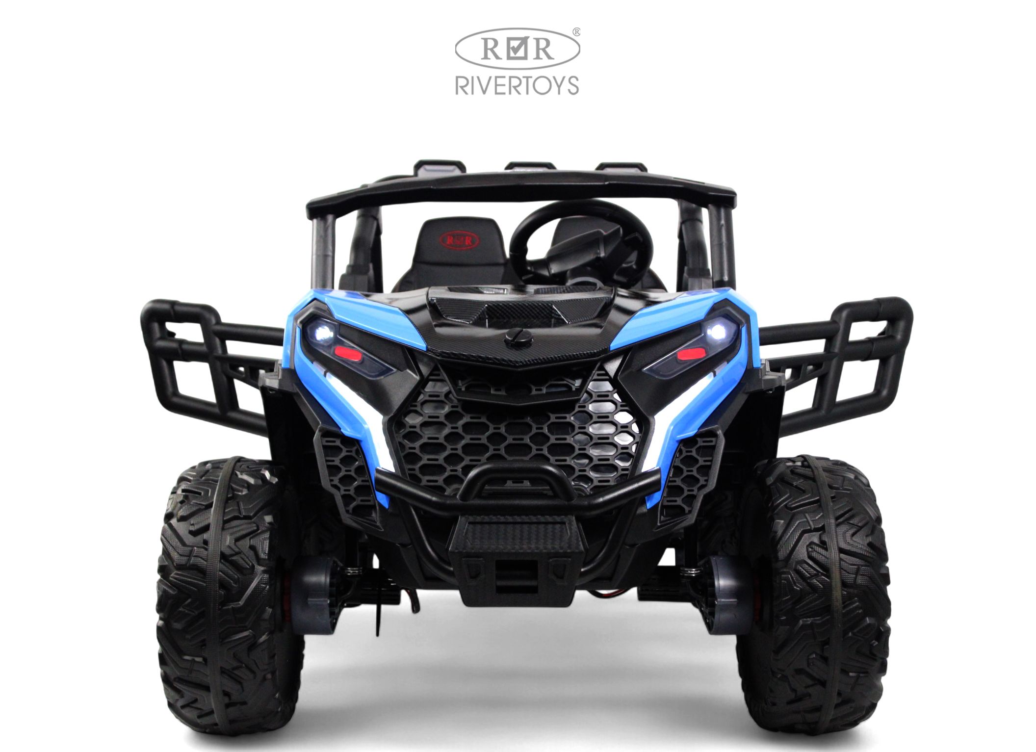 Электромобиль RIVERTOYS K555KK-BUGGY-BLUE С пультом ДУ - фото 2