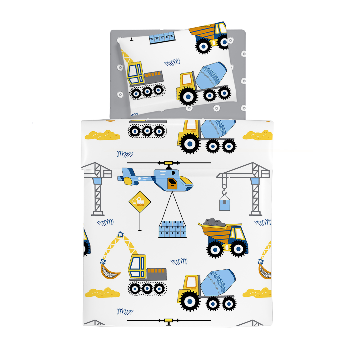 Комплект постельного белья Babyton Машинки 3предмета PRT-6 - фото 1
