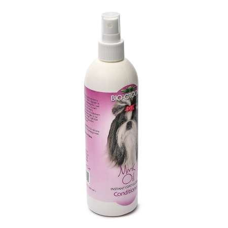 Спрей для кошек и собак BIO-GROOM Mink Oil с норковым маслом для блеска и роста шерсти 355мл