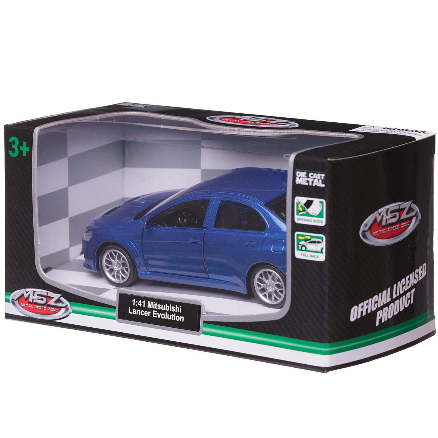 Автомобиль Abtoys Mitsubishi MSZ 1:43 WE-15960BL - фото 3