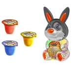 Ассорти желе Fun Candy Lab со вкусом фруктов Зайка серый 100 шт по 15 гр