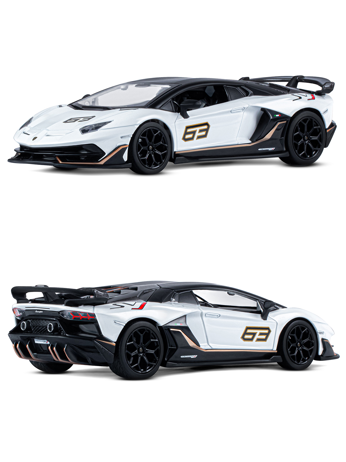 Автомобиль АВТОпанорама Lamborghini Aventador SVJ 1:24 JB1251510 - фото 7