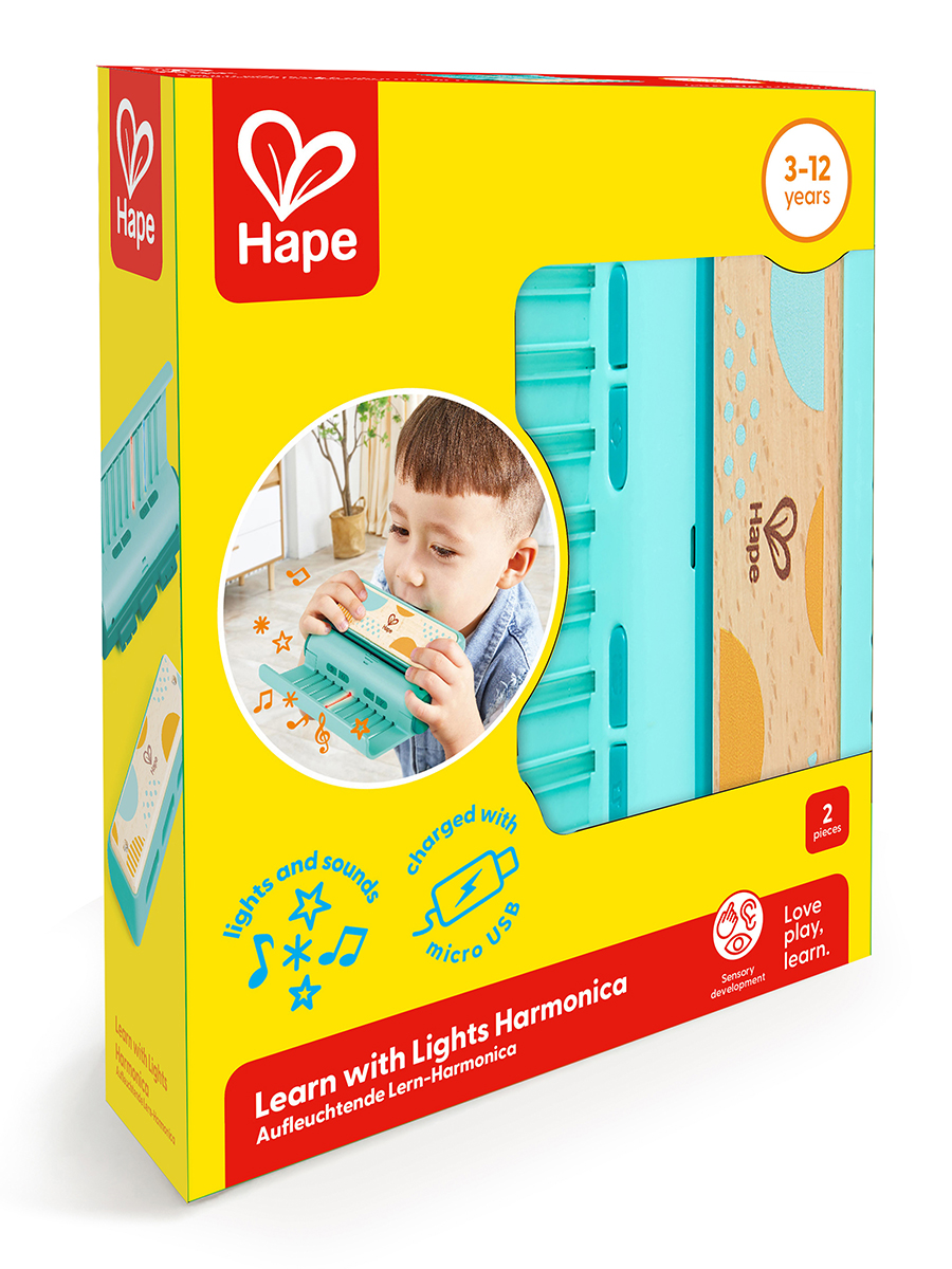 Игрушка музыкальная Hape Буду музыкантом гармошка - фото 14