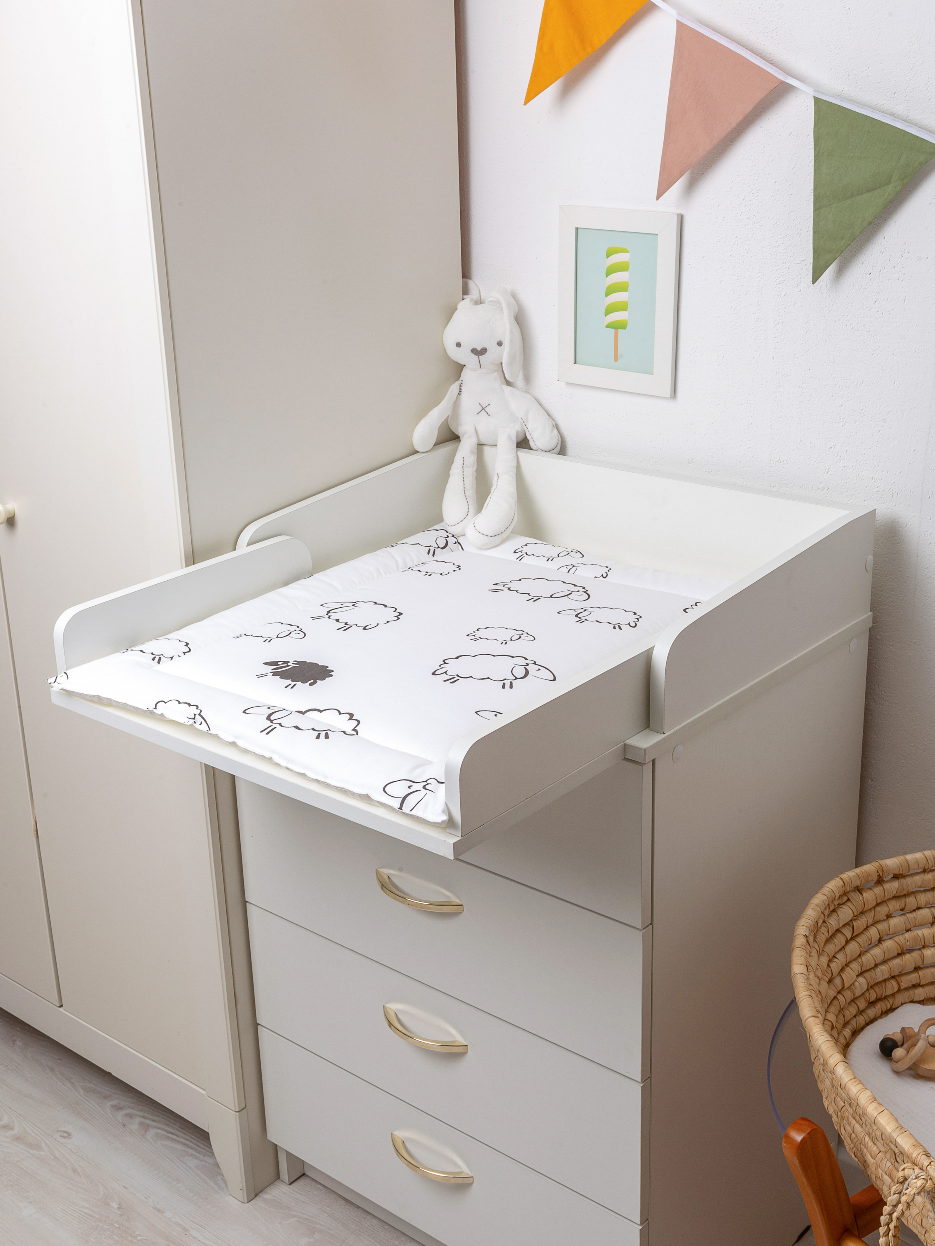 Матрас для пеленания БОНЯМ двухсторонний - фото 7