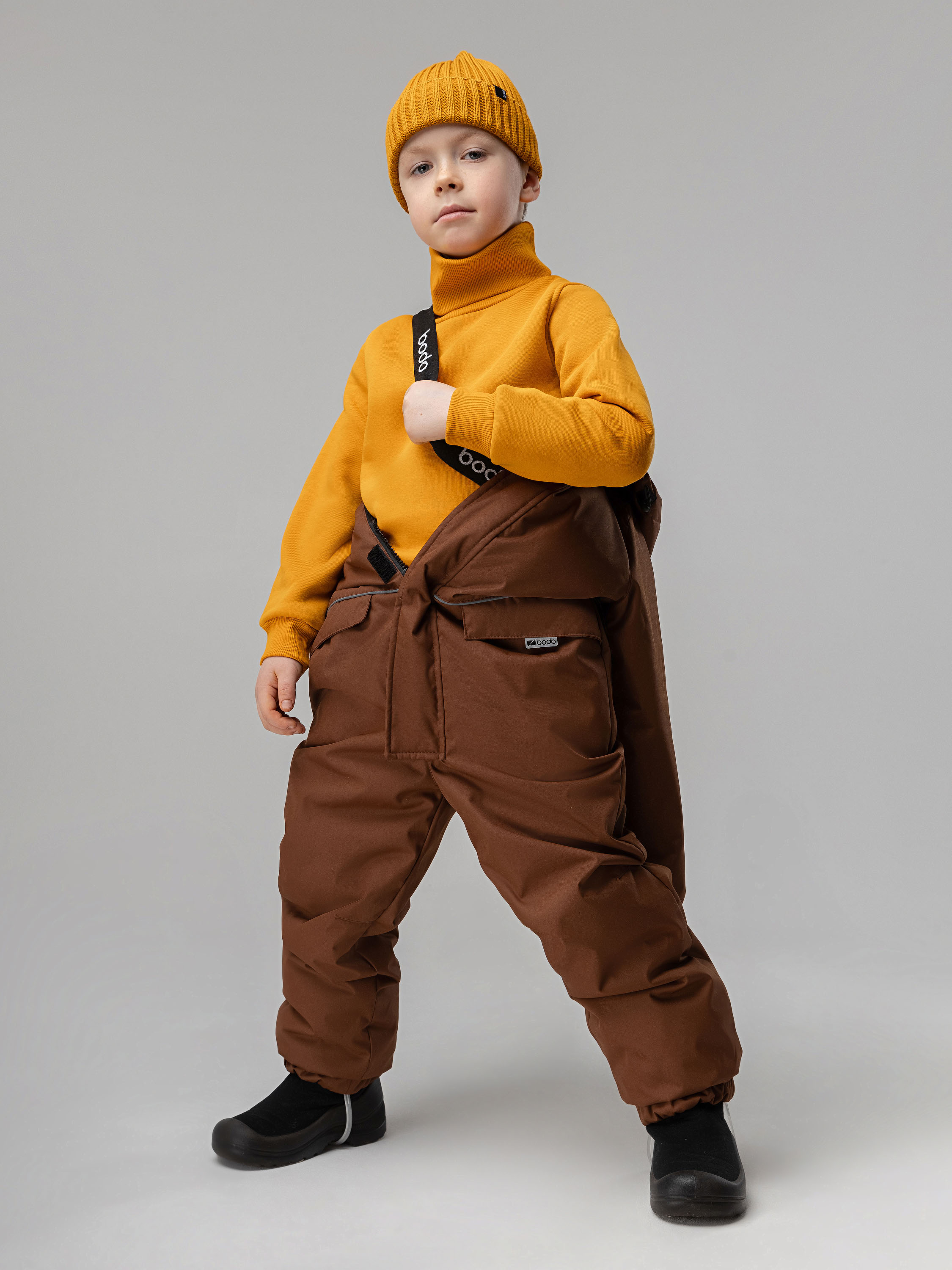 Комбинезон Bodo 35-8МU_коричневый - фото 6
