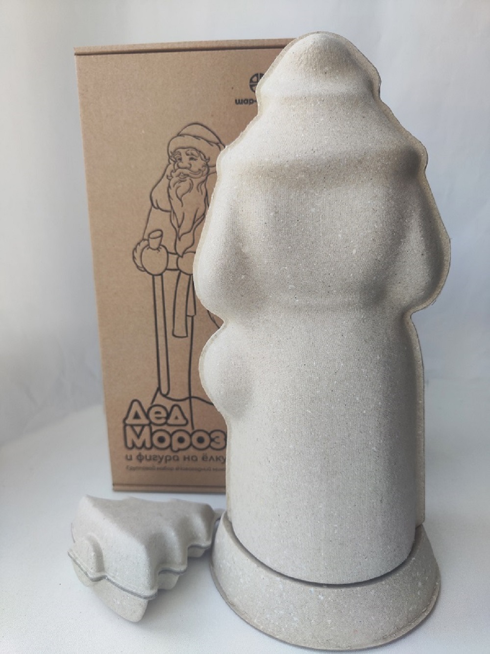 Набор для творчества ШАР-ПАПЬЕ Заготовка Дед Мороз роспись красками - фото 2