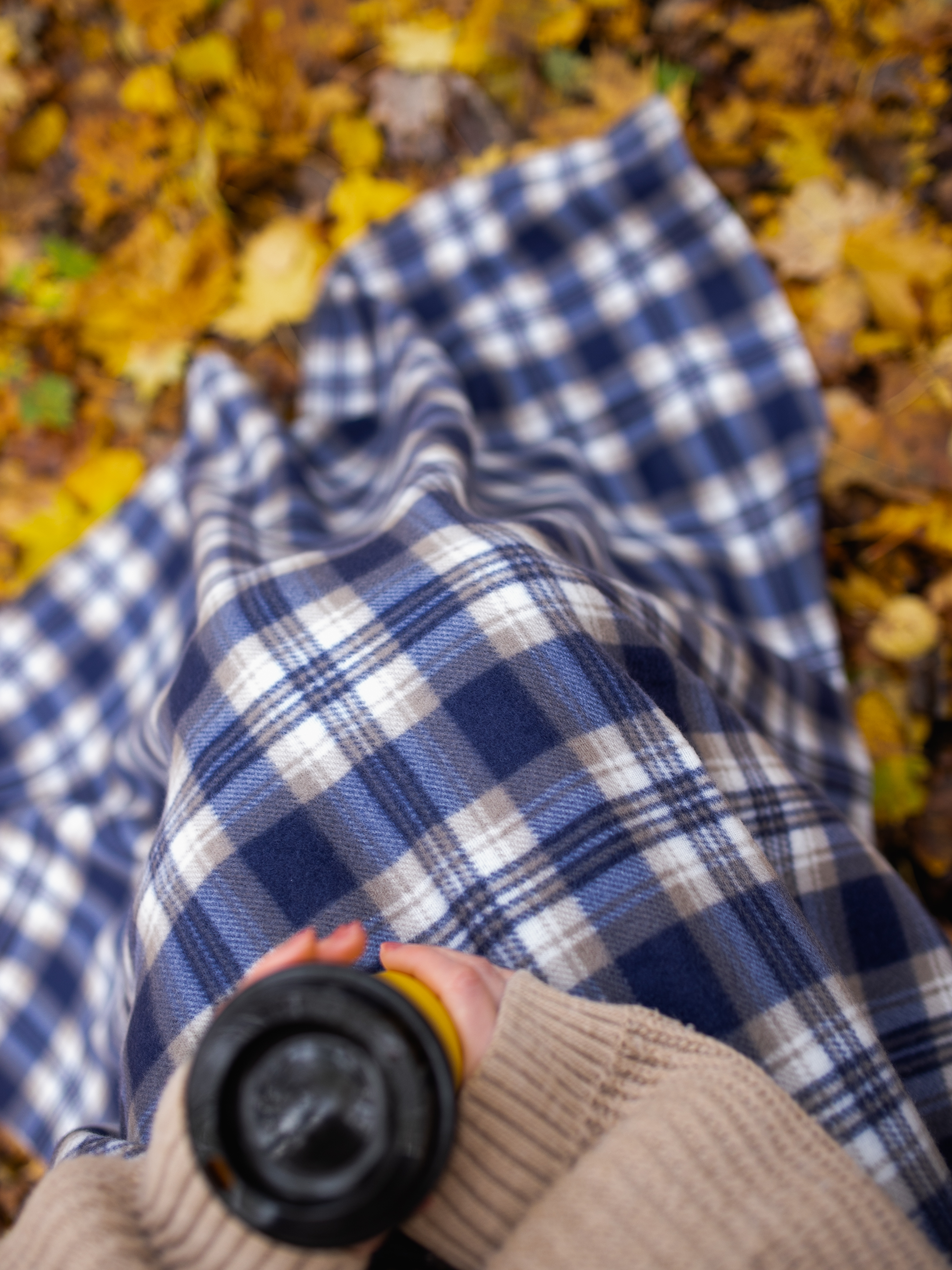 Изображение товара Маленький флисовый плед 130x150 см, тепло и уют