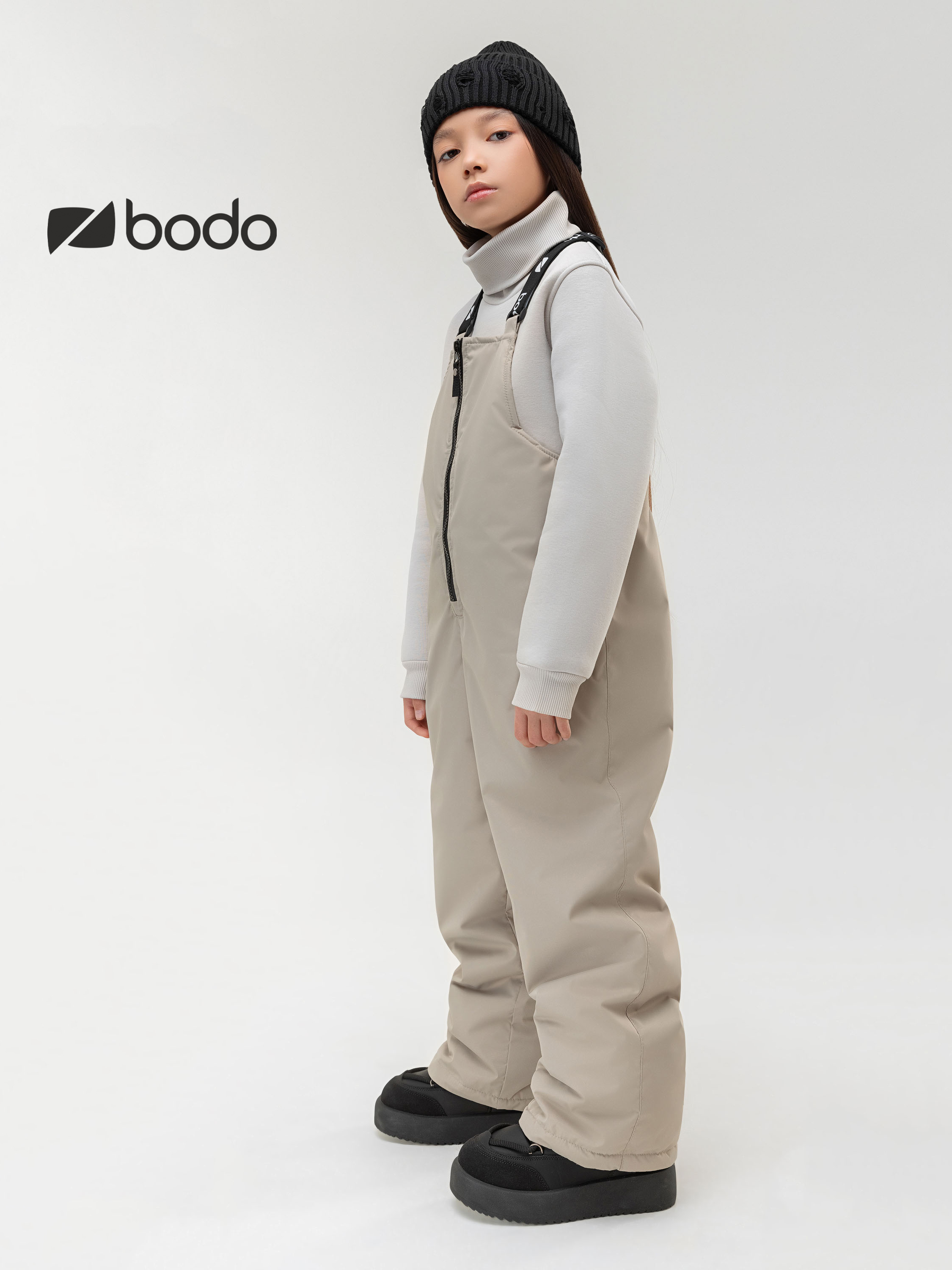 Куртка и полукомбинезон Bodo 32-59МU_серо-бежевый - фото 11