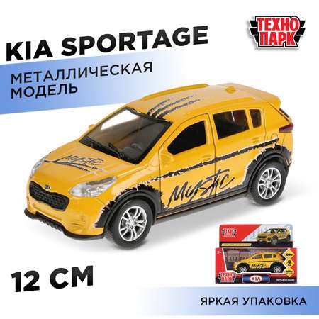 Автомобиль Технопарк KIA Sportage желтый