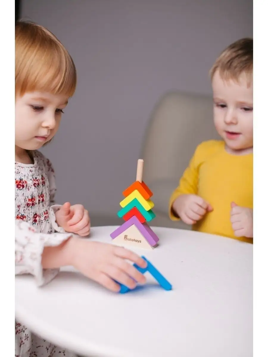 Конструктор Alatoys ЁЛОЧКА 7деталей деревянный 7 дет. - фото 5