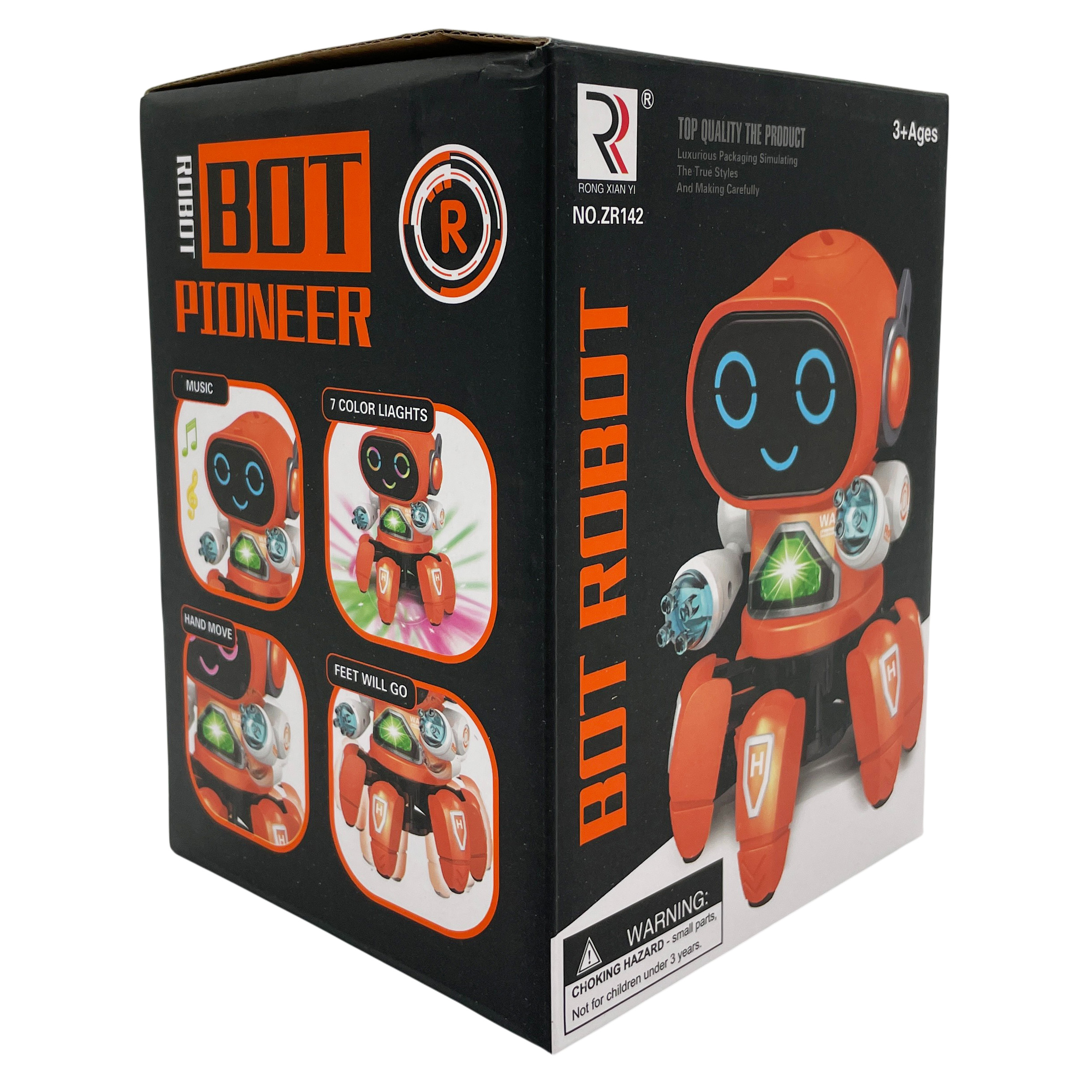 Робот РУ Junfa Toys танцующий со светом и звуком - фото 4