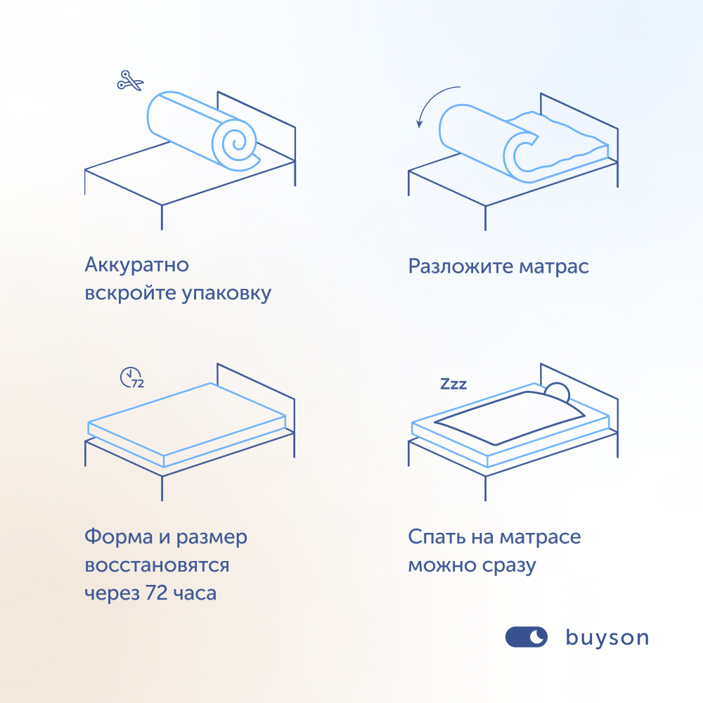 Матрас buyson BuyToy - фото 16