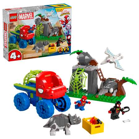 Конструктор LEGO Spidey Спасение дино-грузовика блочный