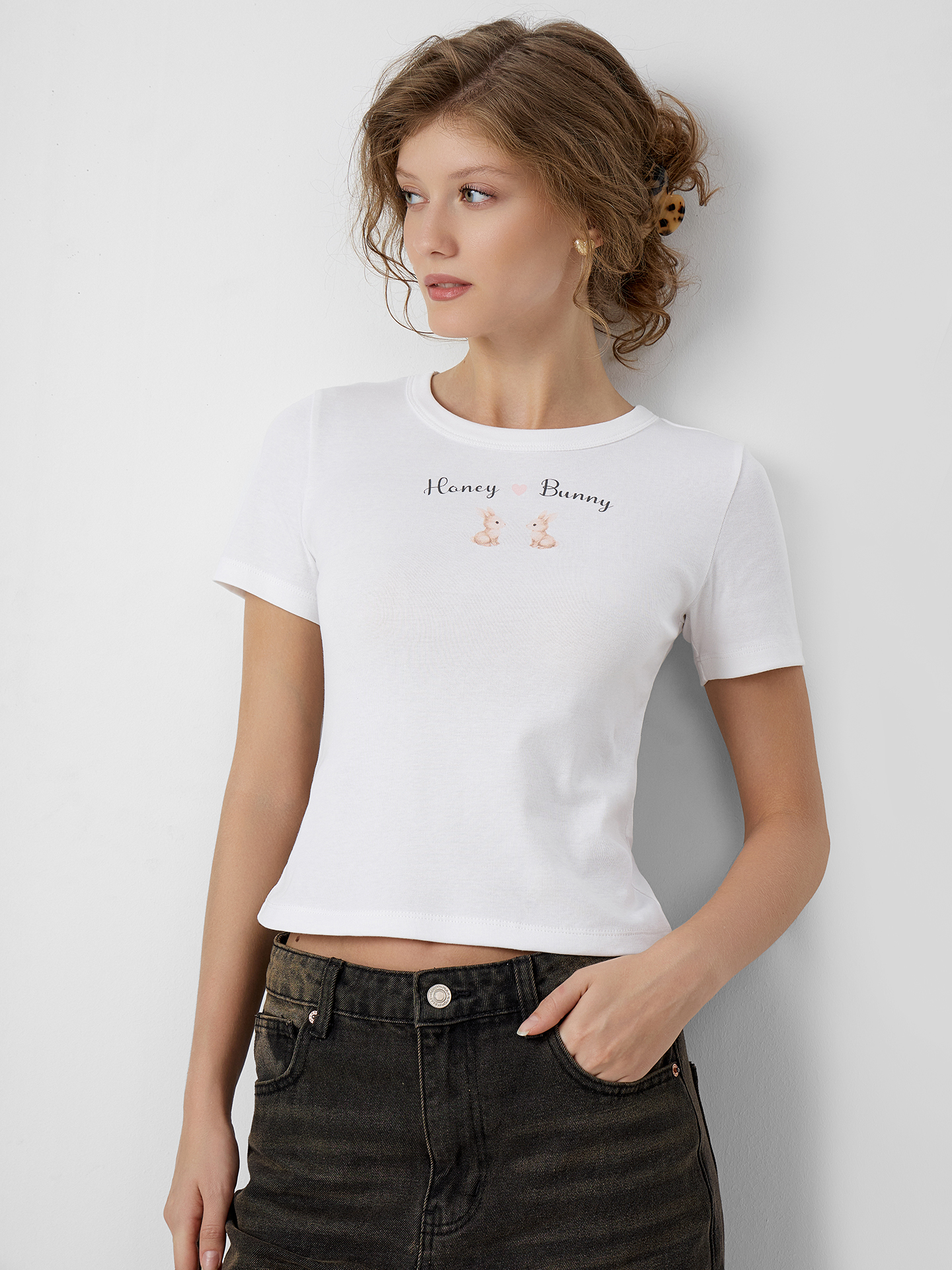 Футболка Mark Formelle (Марк Формэль) 112560/белый +печать - фото 6