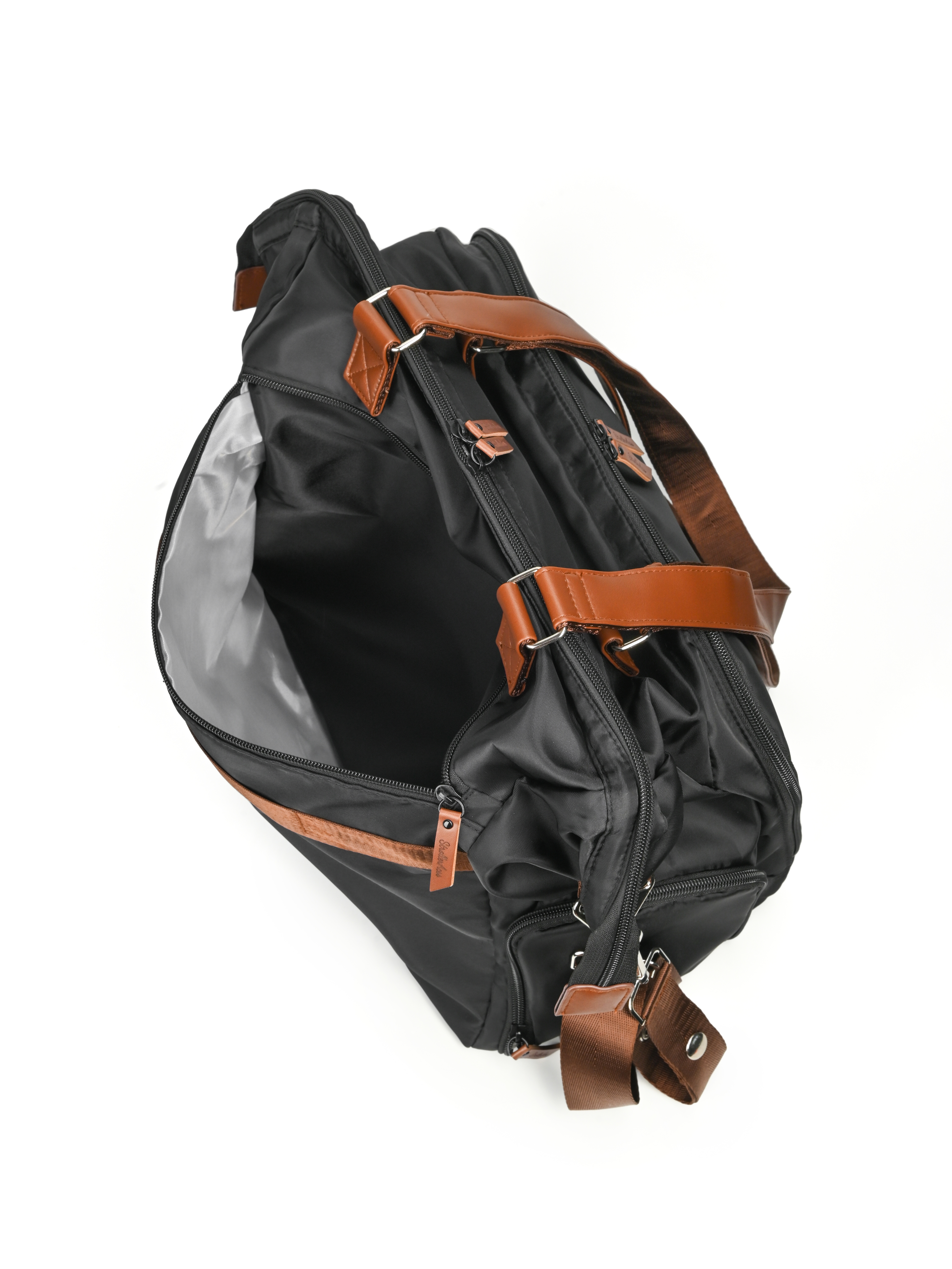 Сумка на ручку коляски StrollerAcss Сумка для мамы и малыша SA1/Черный - фото 23