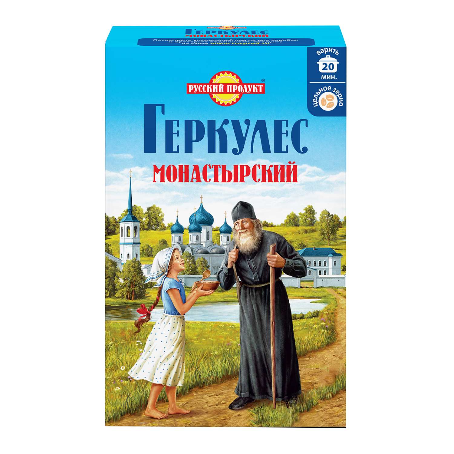 Овсяные хлопья Русский продукт Геркулес Монастырский 500г - фото 1