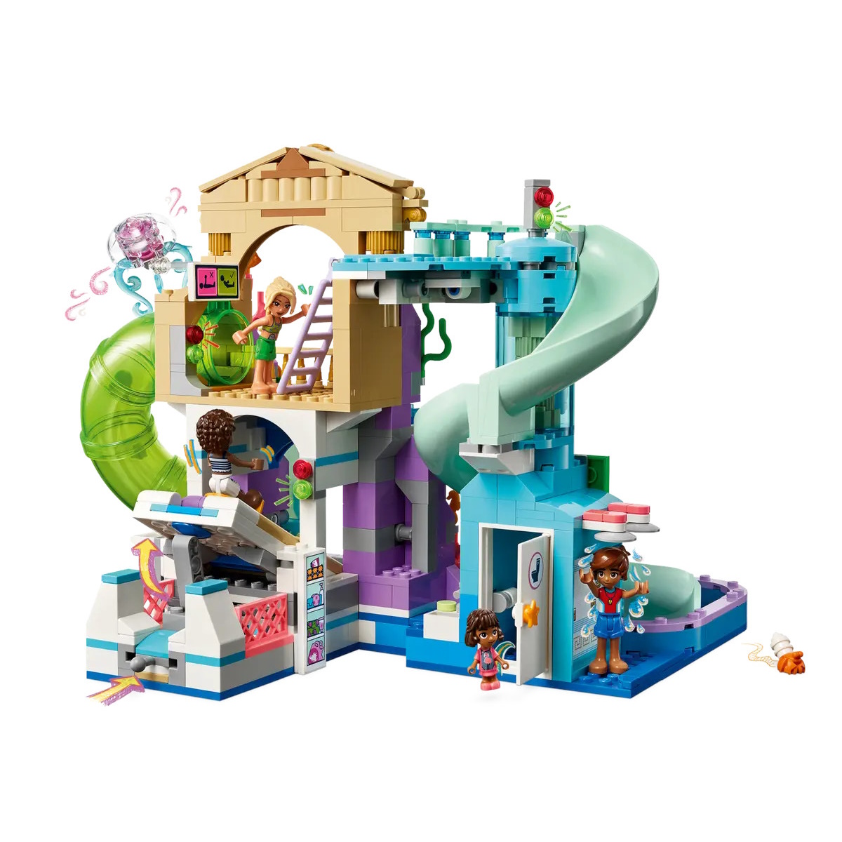 Конструктор LEGO Friends Аквапарк Хартлейк-Сити блочный - фото 2