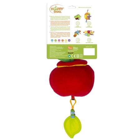 Игрушка подвесная Happy Snail Кто в яблоке живет