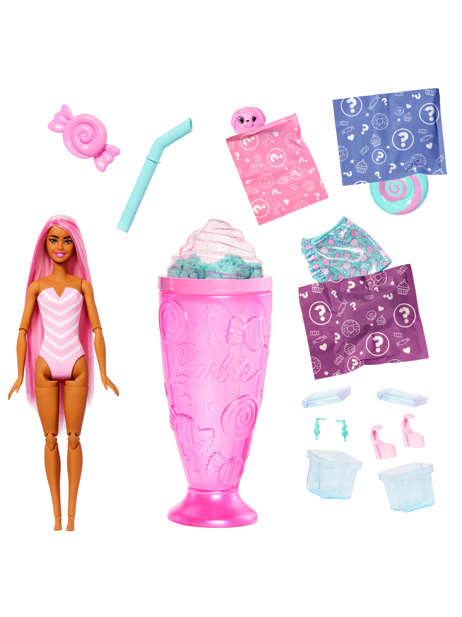 Кукла модельная Barbie Pop Reveal Cюрприз с фигуркой животного высота 29 см JFY62 - фото 4