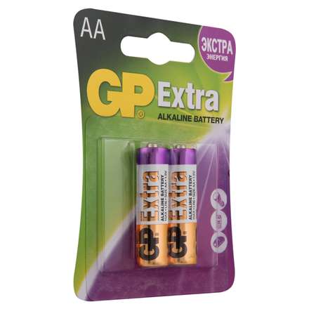 Батарейки GP 15AX-2CR2 Exltra 20/160 пальцы 2 шт.