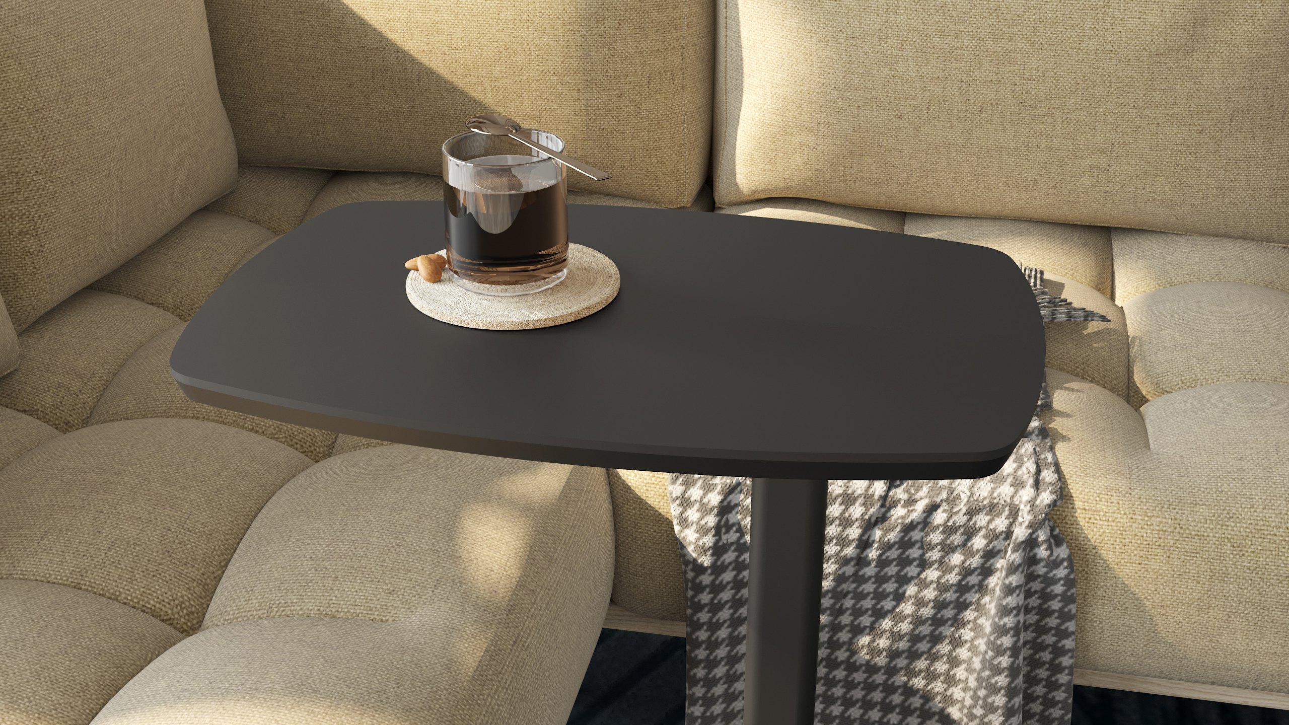 Стол придиванный КАЛИФОРНИЯ МЕБЕЛЬ Дей колор Графит - фото 5