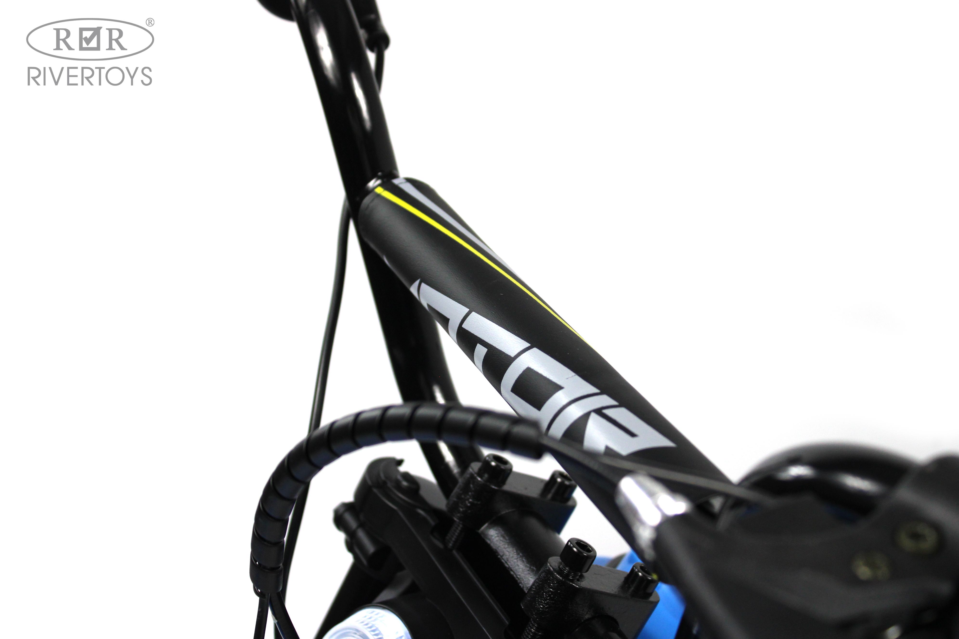 Электромотоцикл RIVERTOYS A005AA-MOTO-BLUE - фото 11