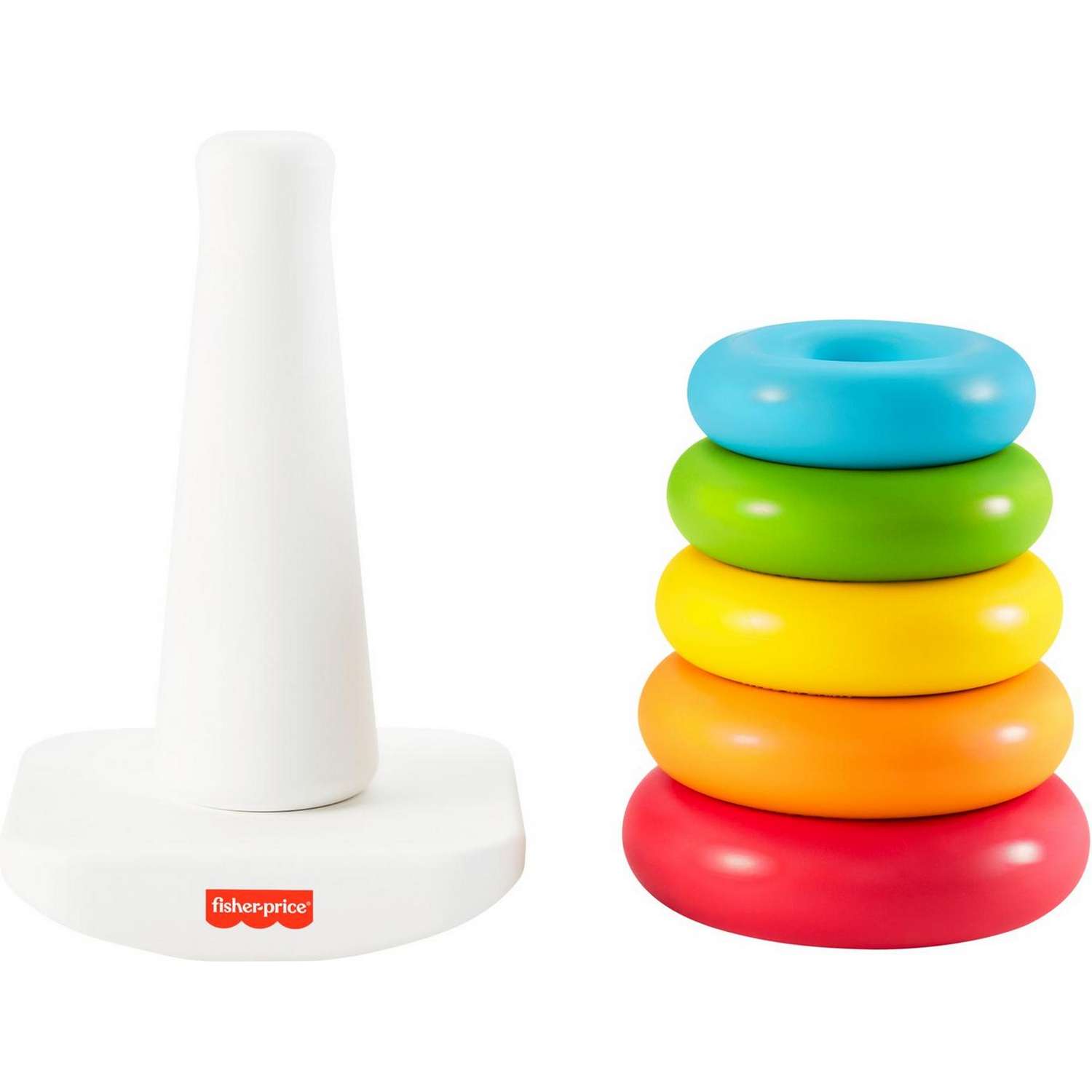 Игрушка Fisher Price пирамидка Складывай и толкай - фото 6