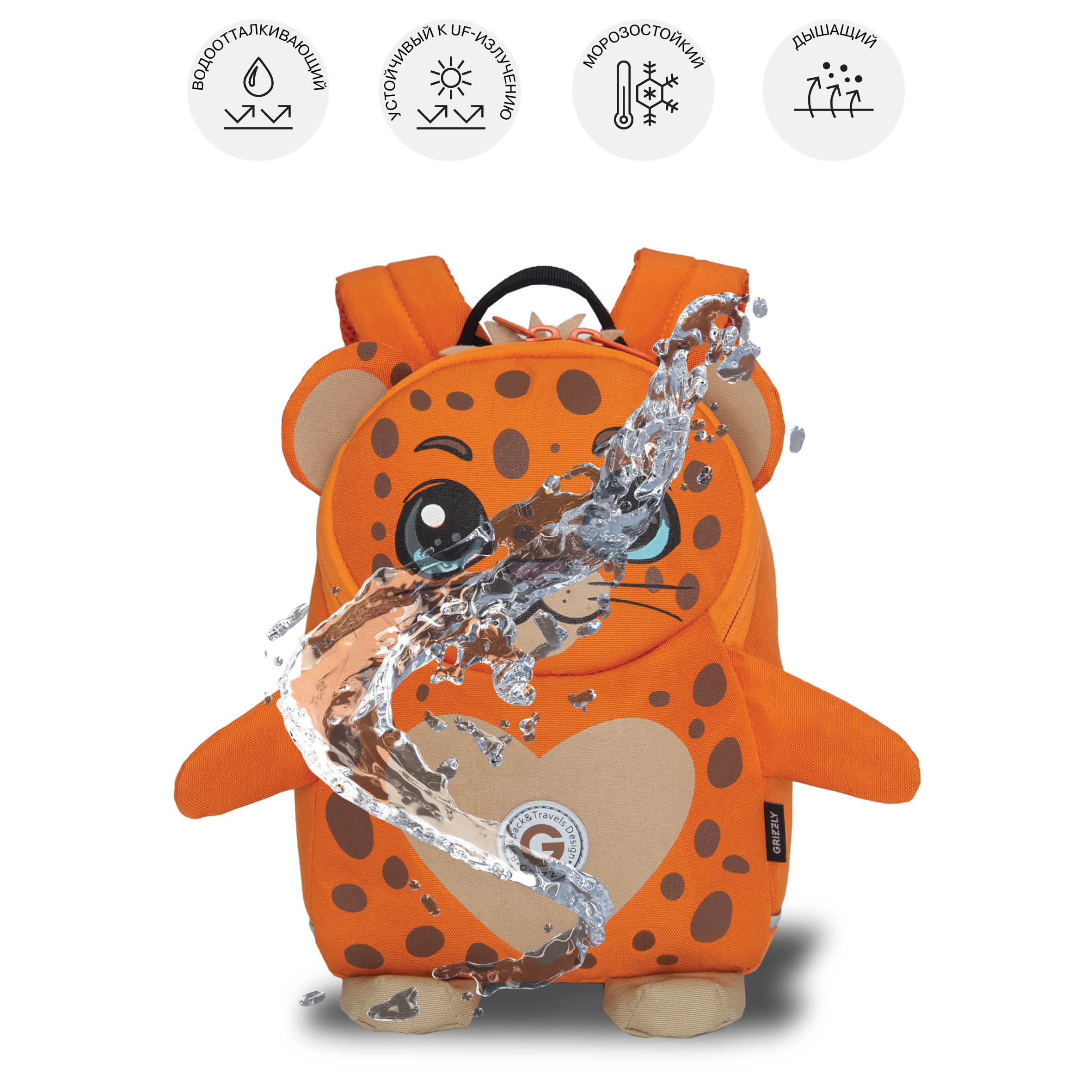 Рюкзак дошкольный Grizzly детский - фото 7