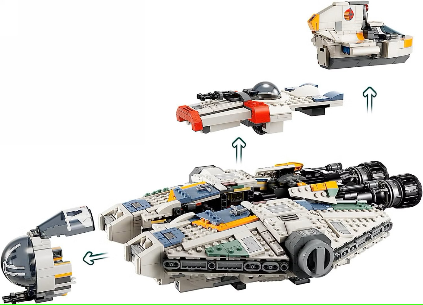 Конструктор LEGO Star Wars Призрак и Фантом II 1394 дет. - фото 4