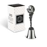 Колокольчик Кольчугинский мельхиор Зодиак-Скорпион никелированный с чернением