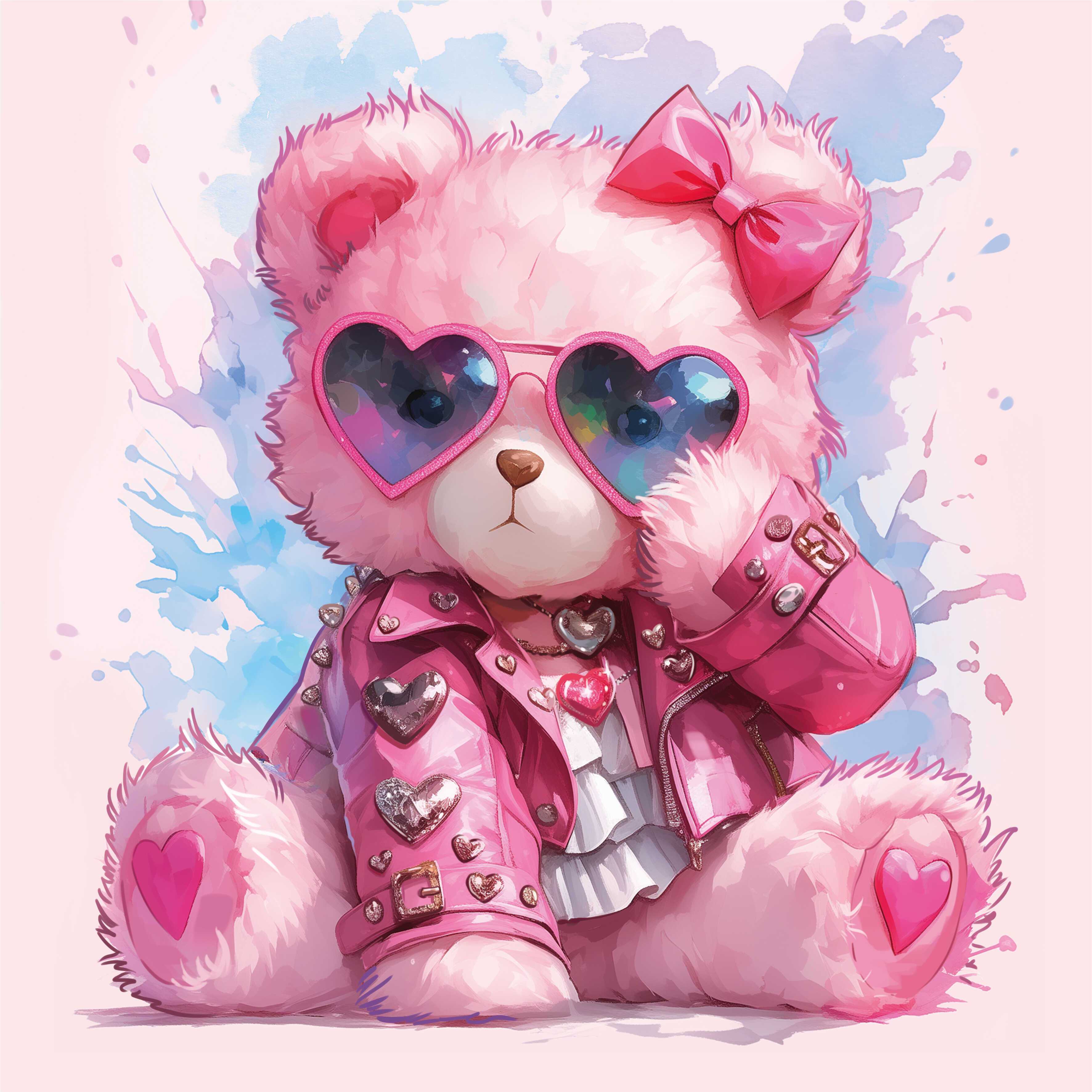 Алмазная мозаика Феникс + Мишка - фото 2