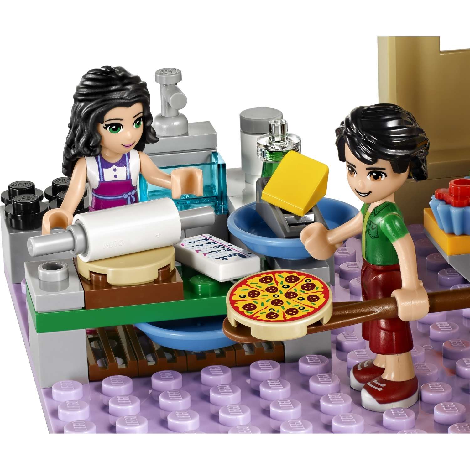 Конструктор LEGO Friends Пиццерия блочный - фото 10