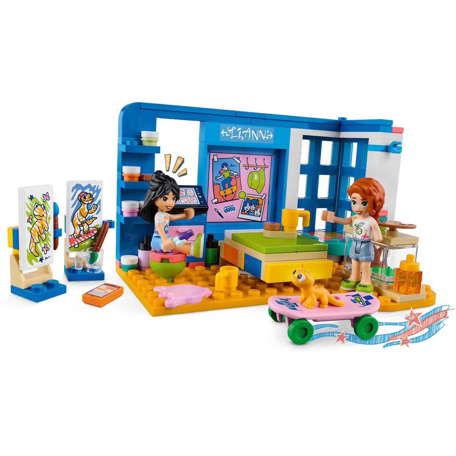 Конструктор LEGO Friends Комната Лиэнн 204 дет. - фото 4