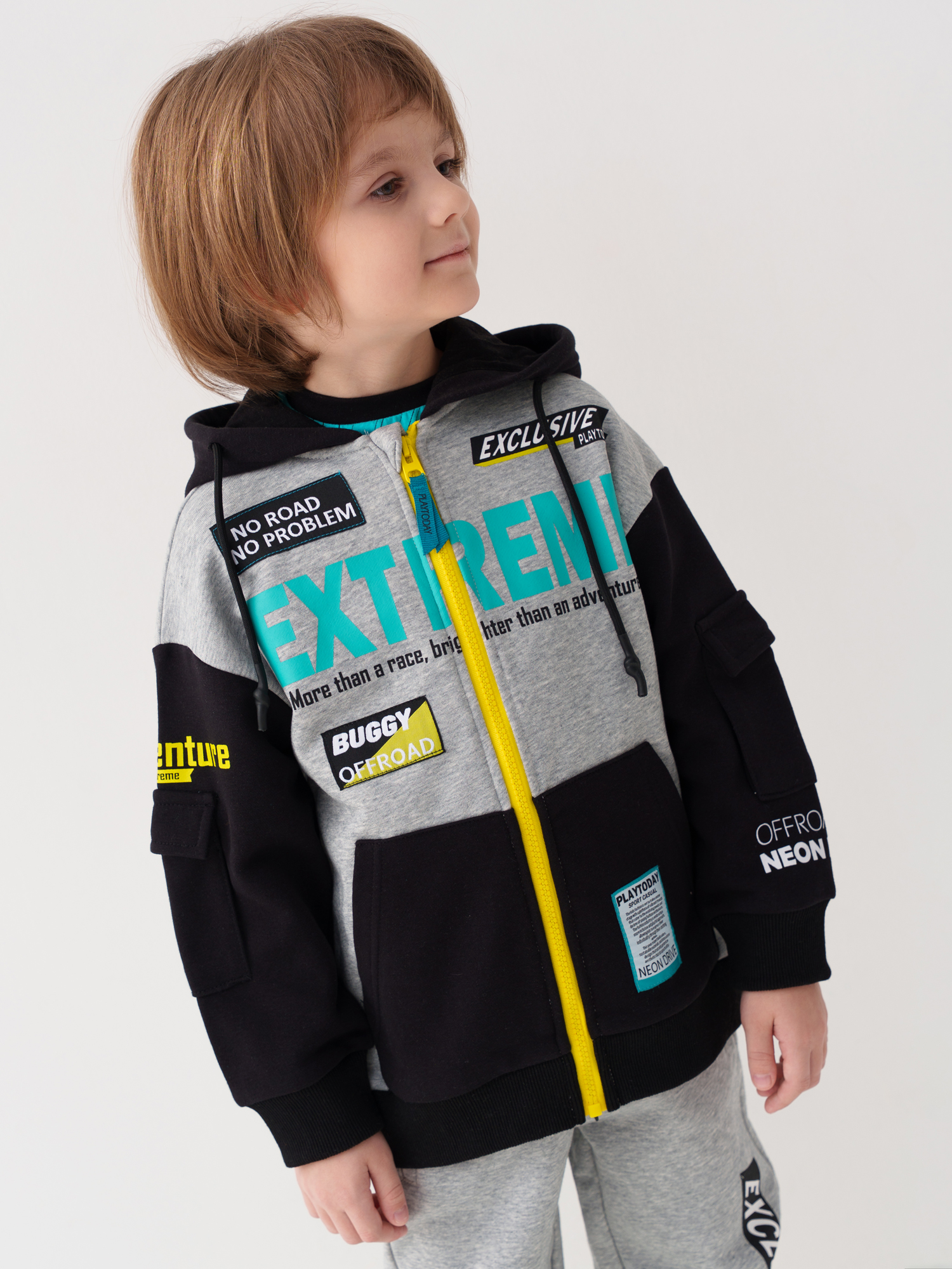 Толстовка PlayToday 12612210 - фото 7