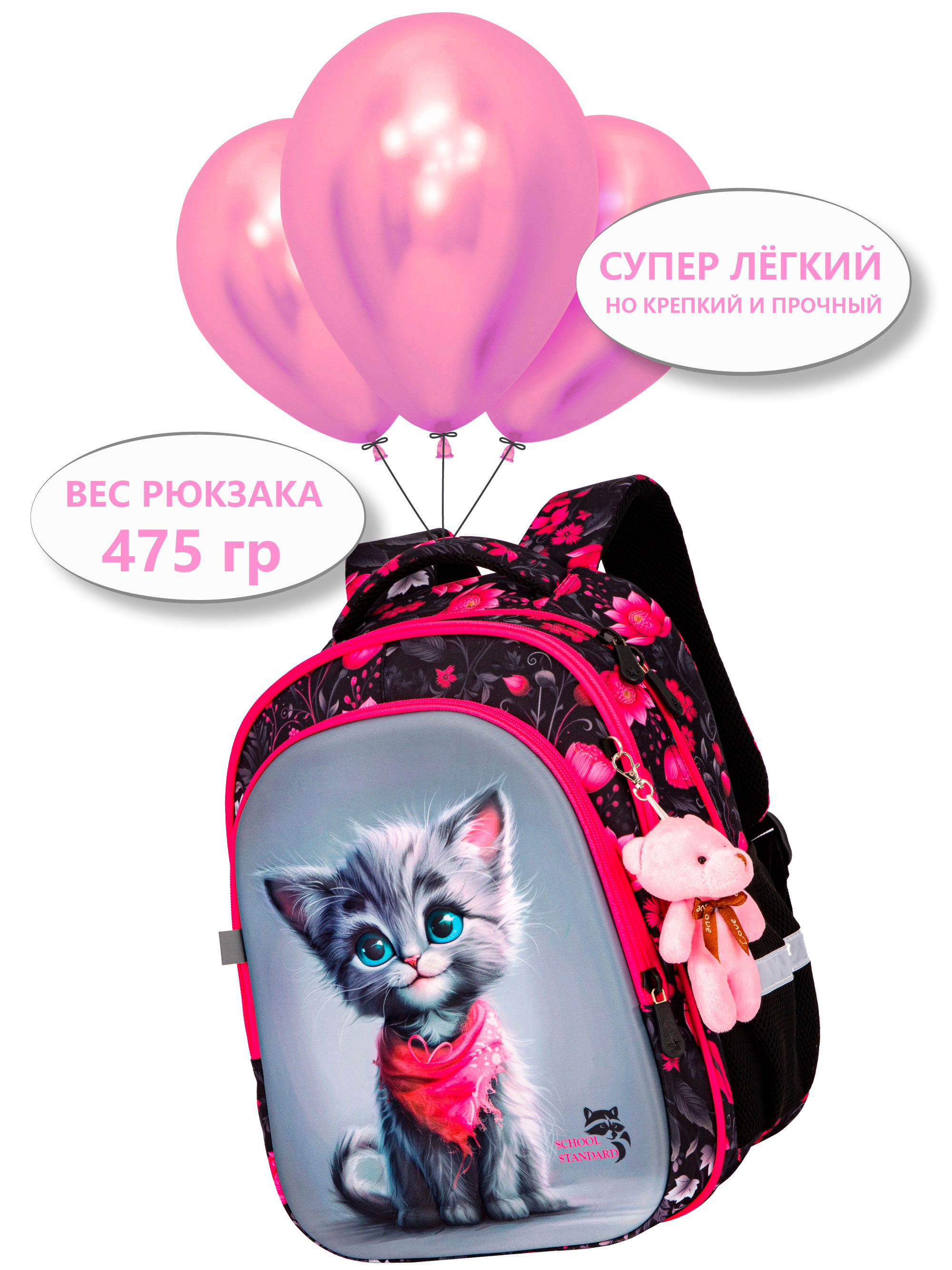 Рюкзак School Standard первокласснику набор 4 в 1 - фото 10