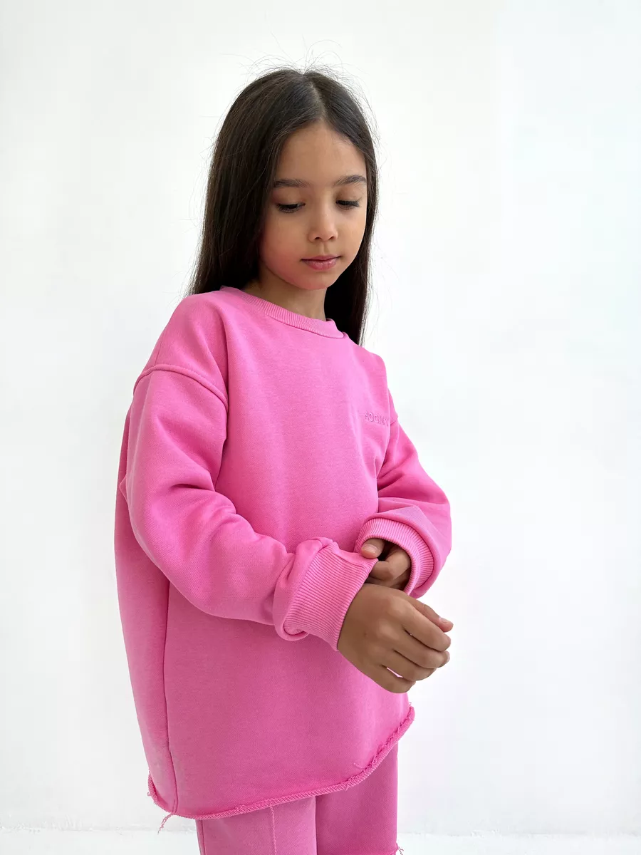 Свитшот ROOMY ESSENCE COMFYsw/pink - фото 6