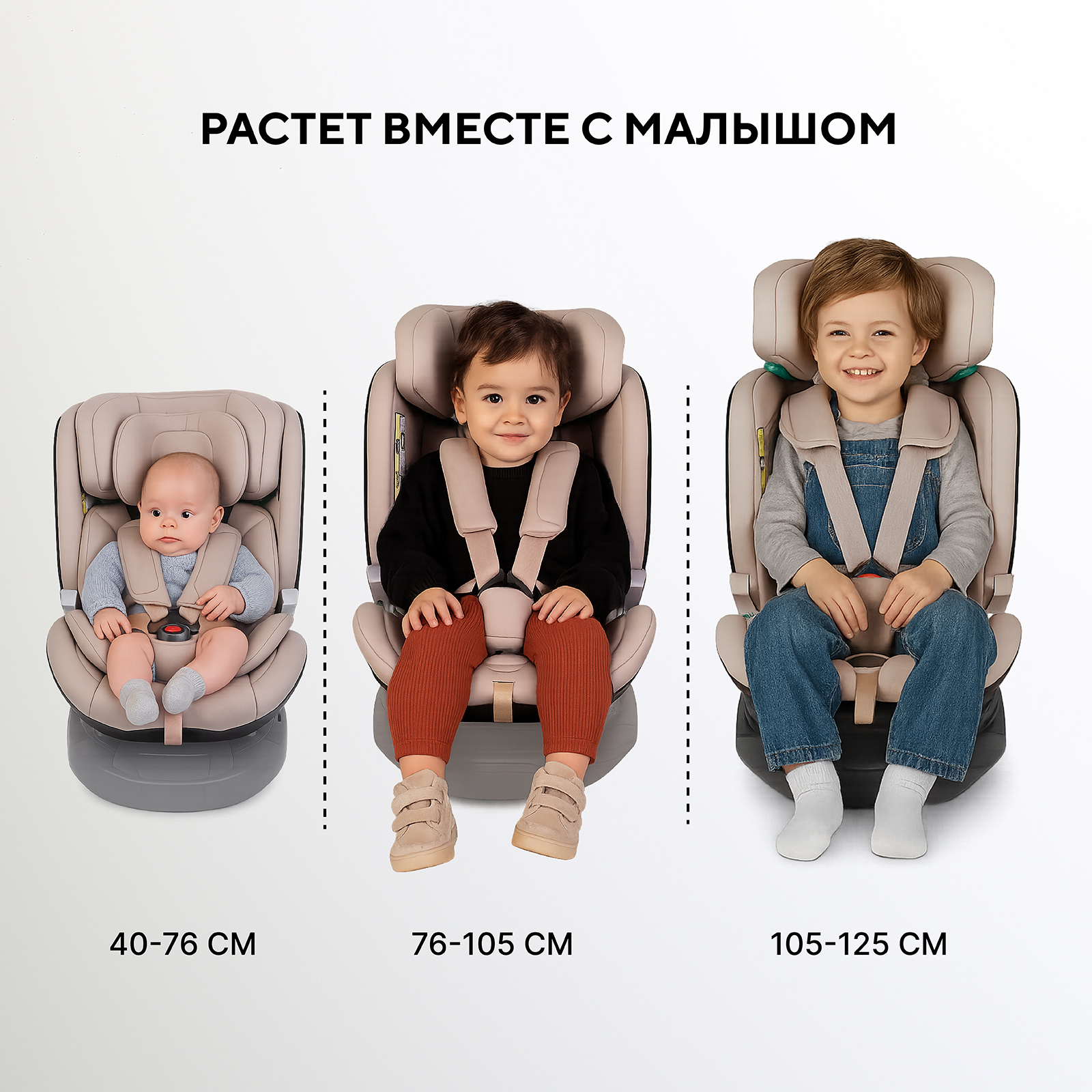 Автокресло Rant Aster max 0+/1/2 (0-25 кг) зеленый - фото 12