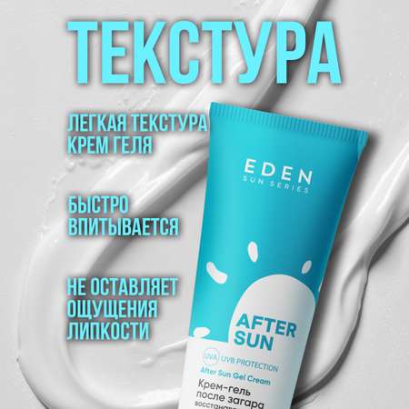 Крем-гель после загара EDEN Sun Series 150мл