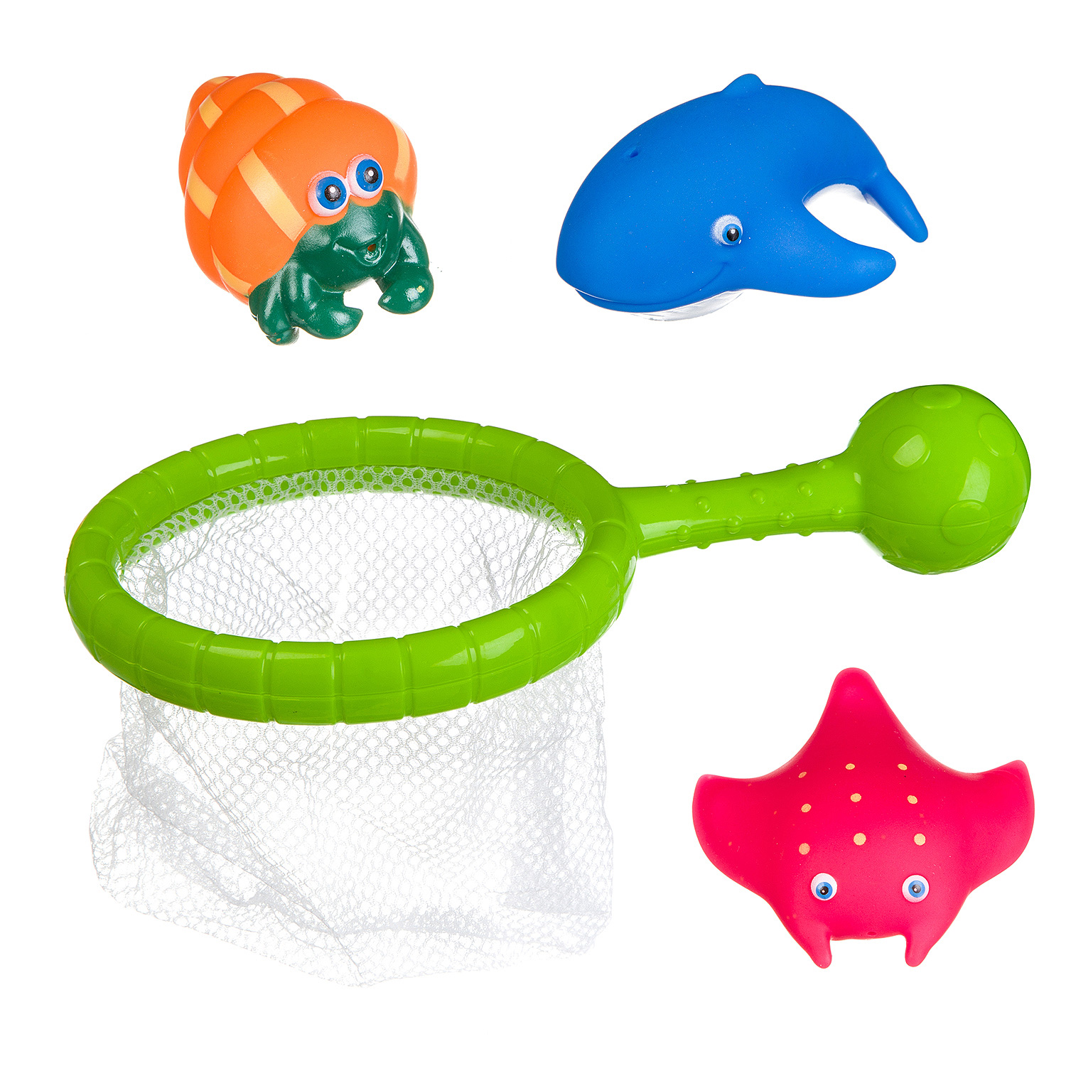 Игрушка Bondibon для ванной Сачок и 3 рыбки - фото 5