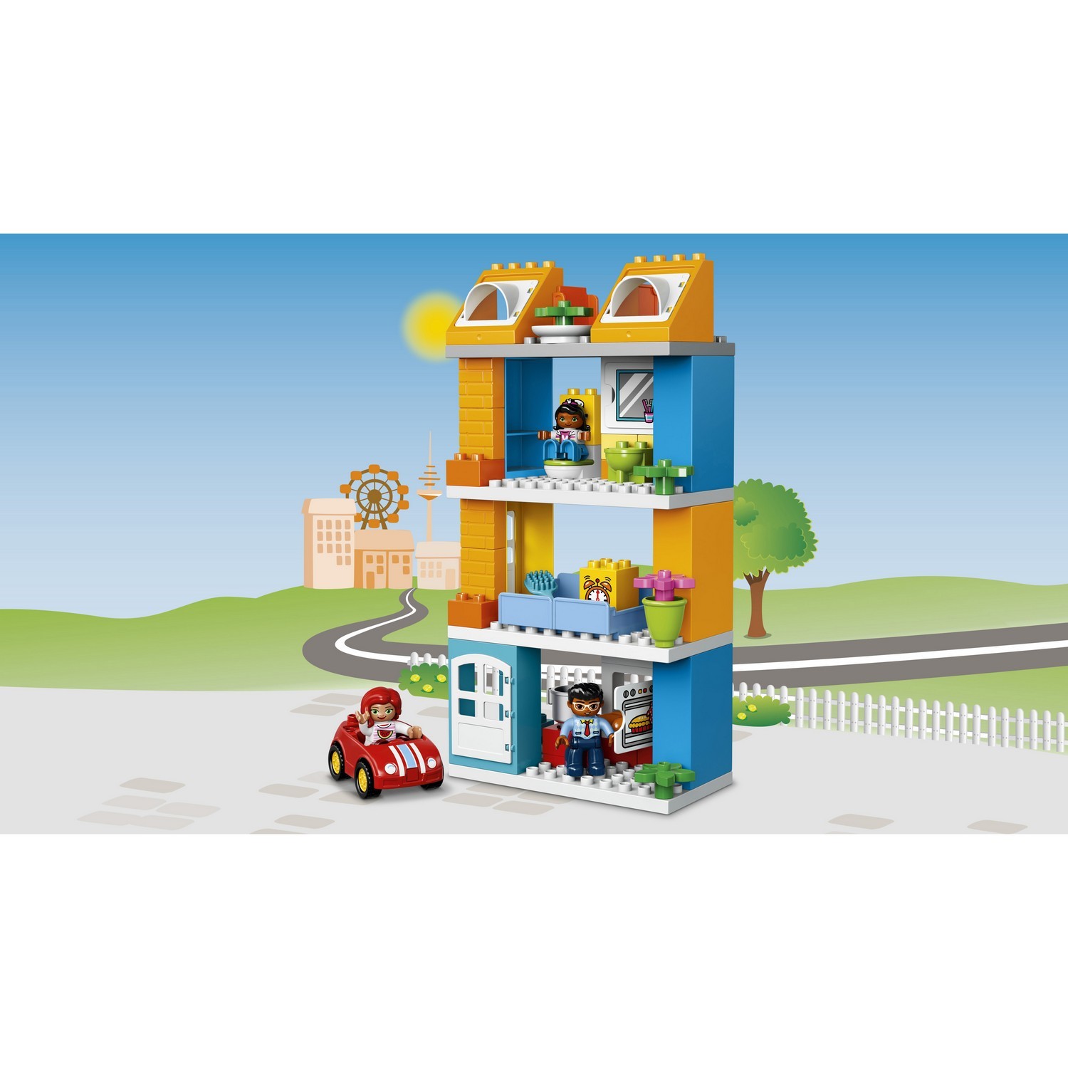 Конструктор LEGO DUPLO Семейный дом блочный - фото 5
