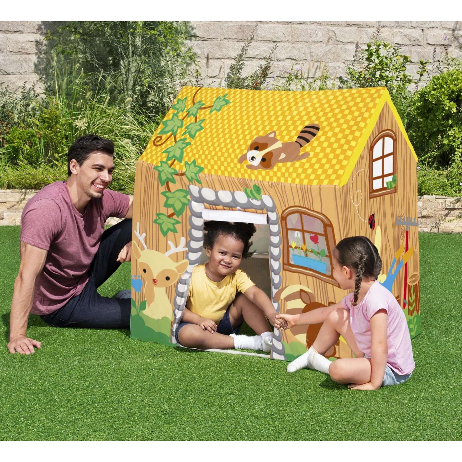 Домик для игр Bestway Желтый 52007 - фото 6