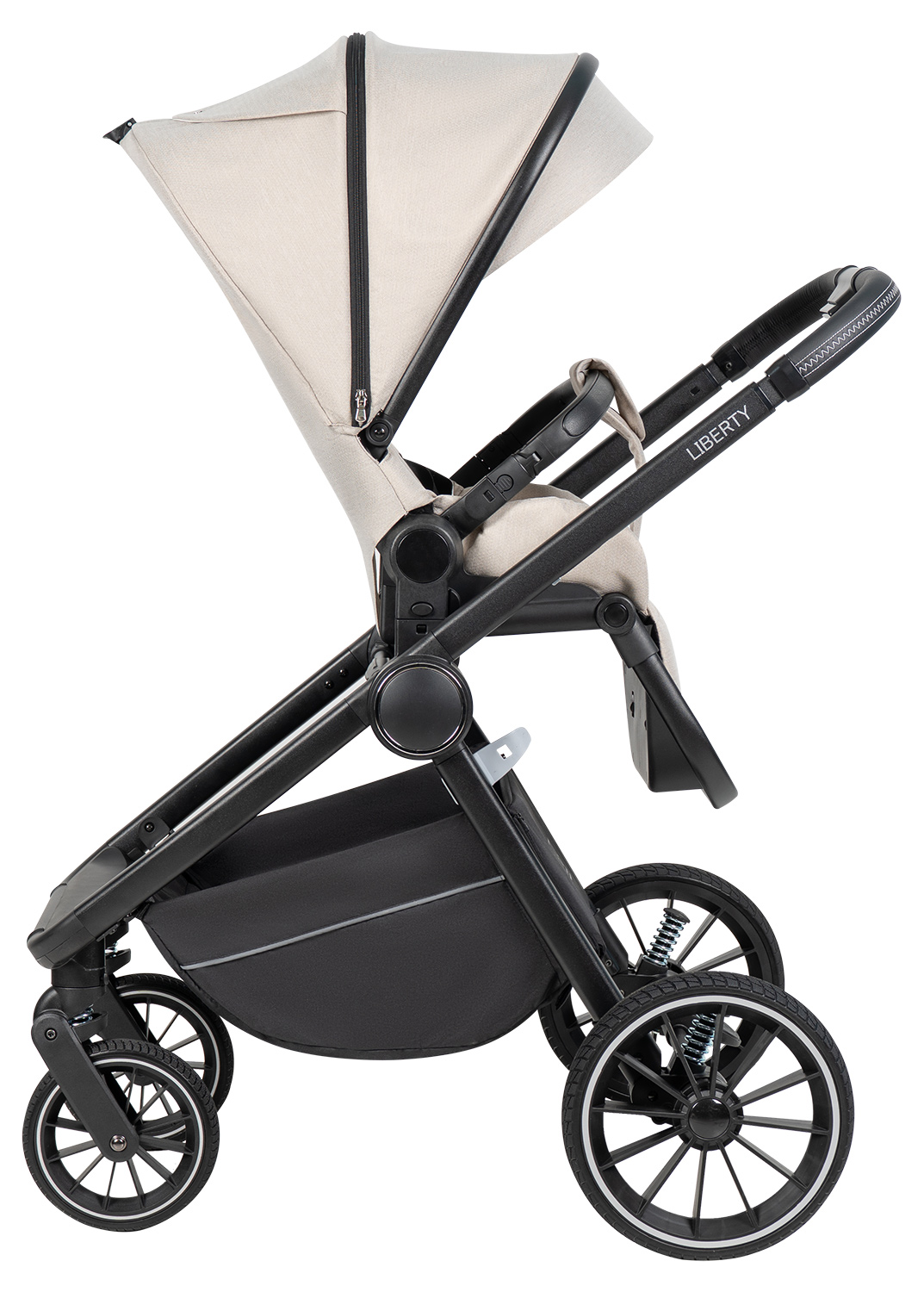 Коляска 3в1 Farfello Liberty бежевый - фото 19