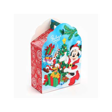 Коробка складная, новогодняя Disney \"Счастливого Нового года\", 17 х 25 х 8 см