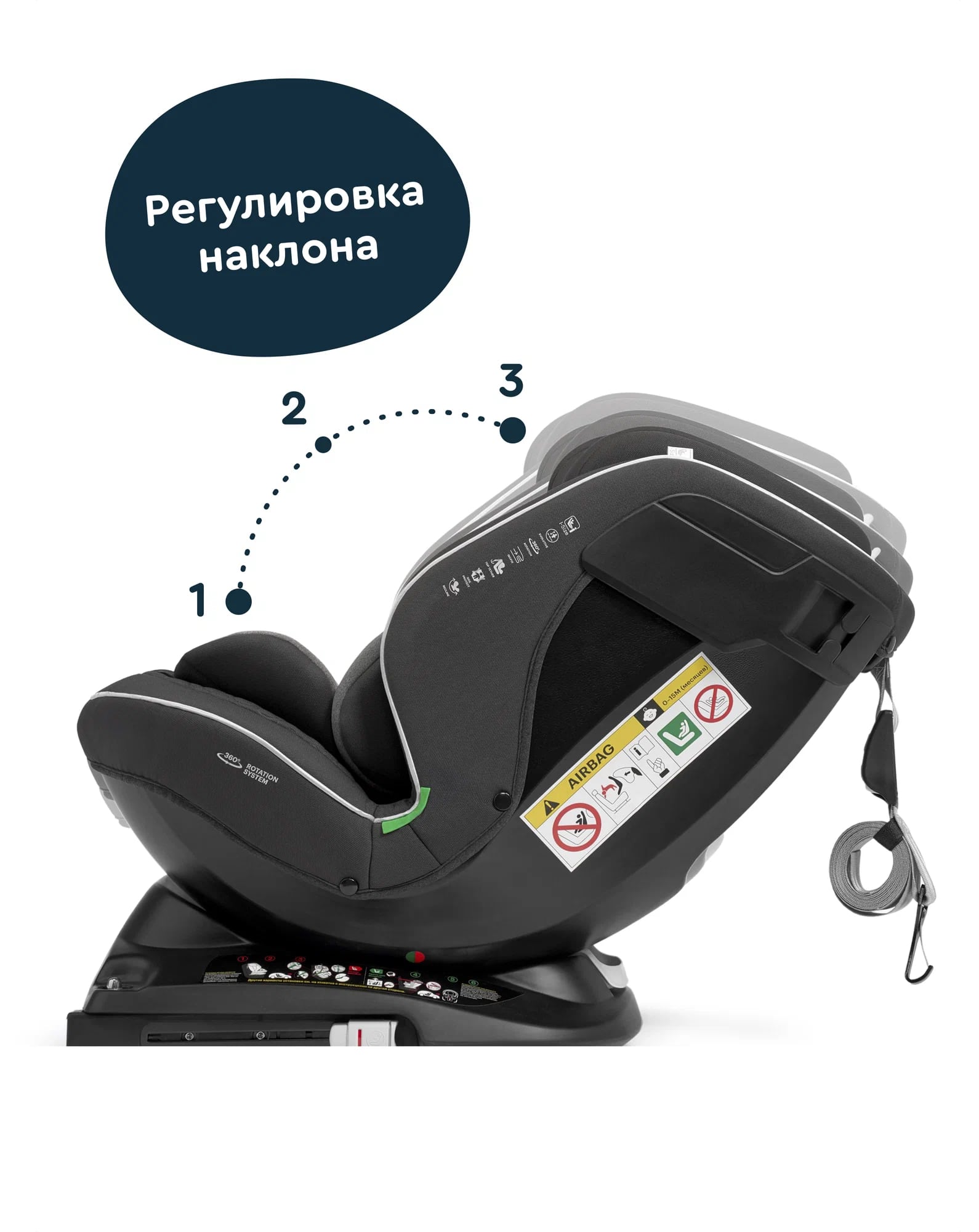 Автокресло Junion Julsi Isofix 0+/1/2/3 (0-36 кг) - фото 5