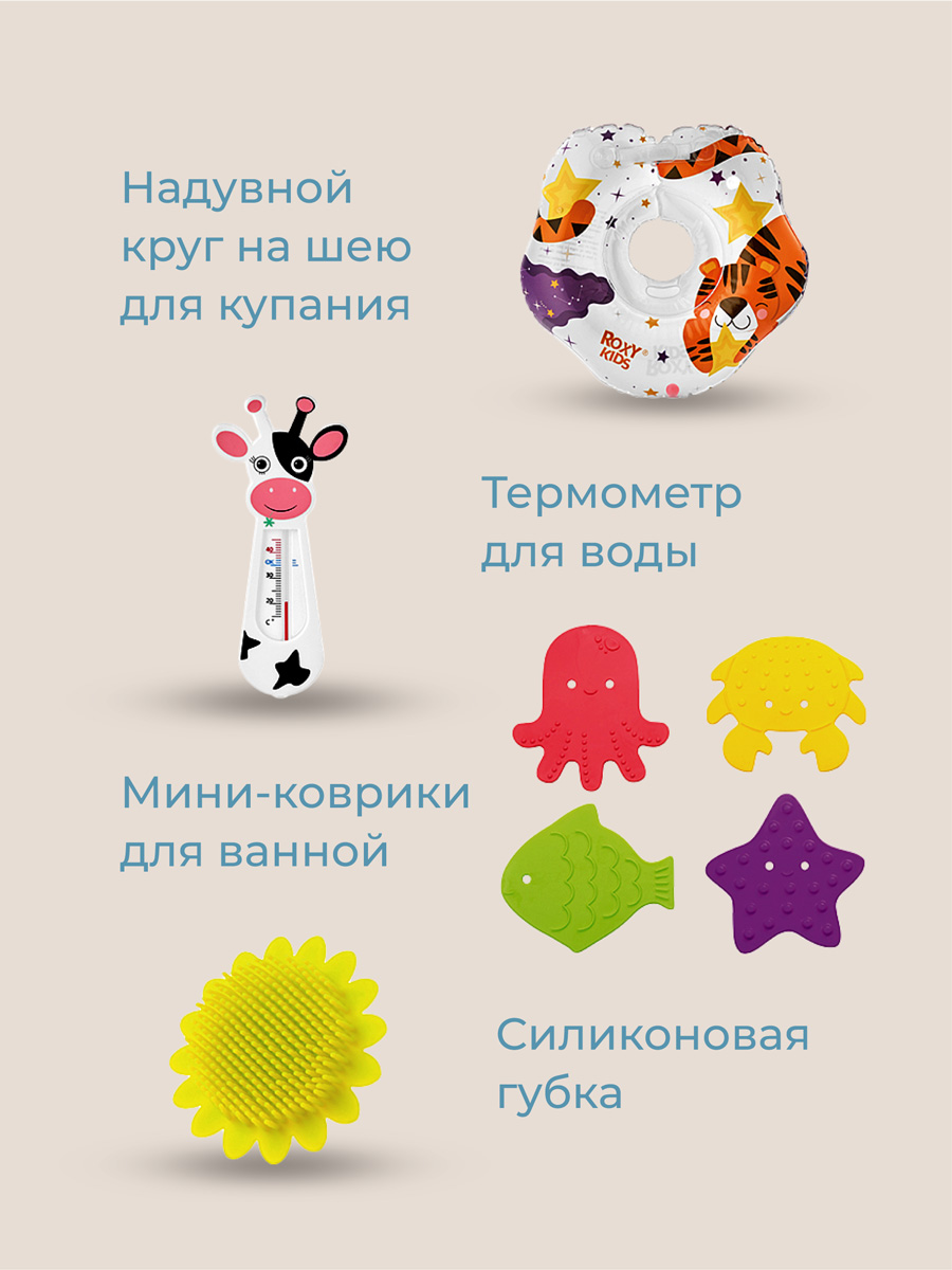 Набор для новорожденного ROXY-KIDS подарочный BUNNY BOX 15 предметов - фото 10