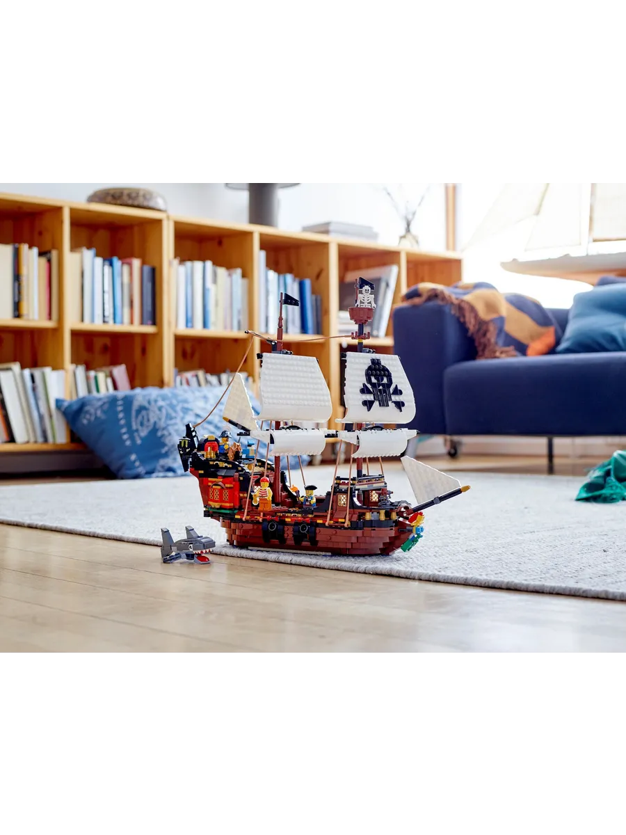 Конструктор LEGO Creator Пиратский корабль 1260 дет. - фото 14