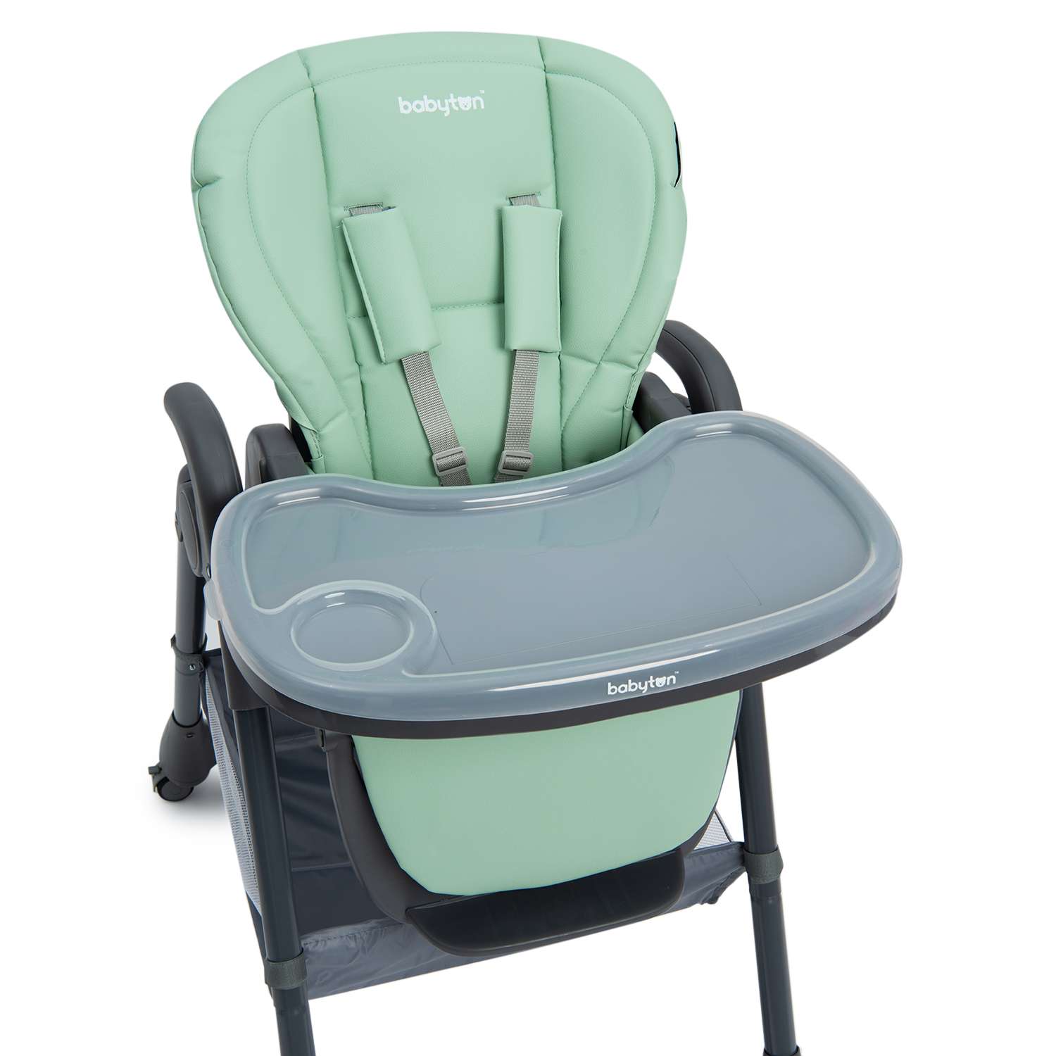 Стульчик для кормления Babyton Sweet Meals Mint зеленый - фото 27