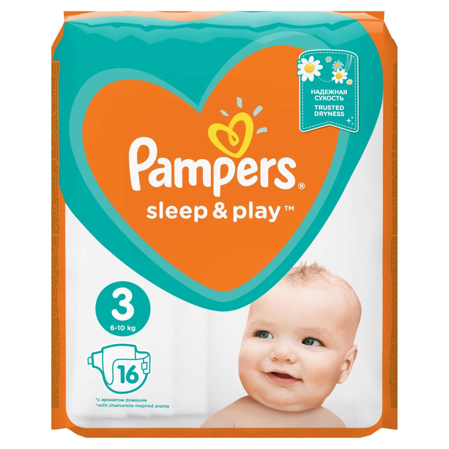 Подгузники Pampers Sleep and Play 3 (6-10 кг) 16 шт. - фото 2