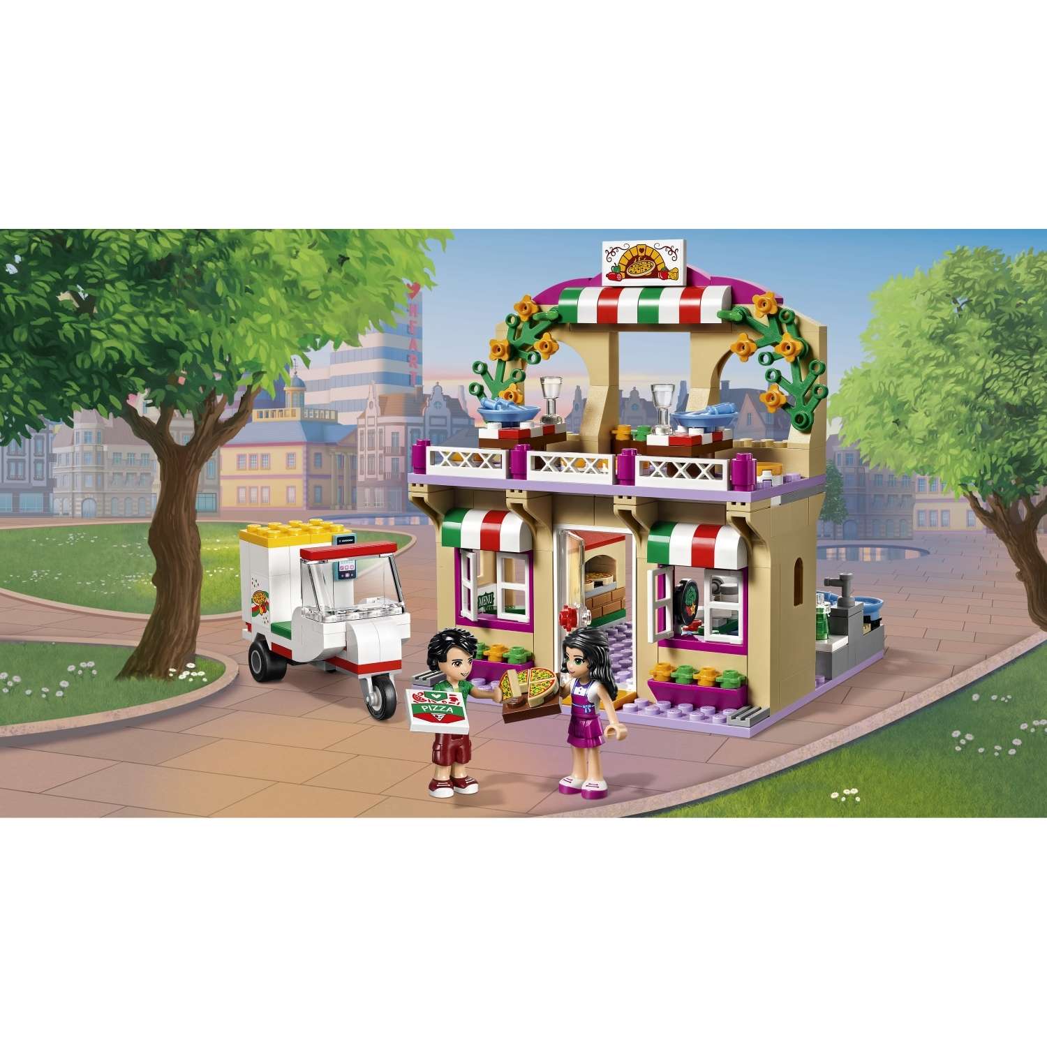 Конструктор LEGO Friends Пиццерия блочный - фото 4