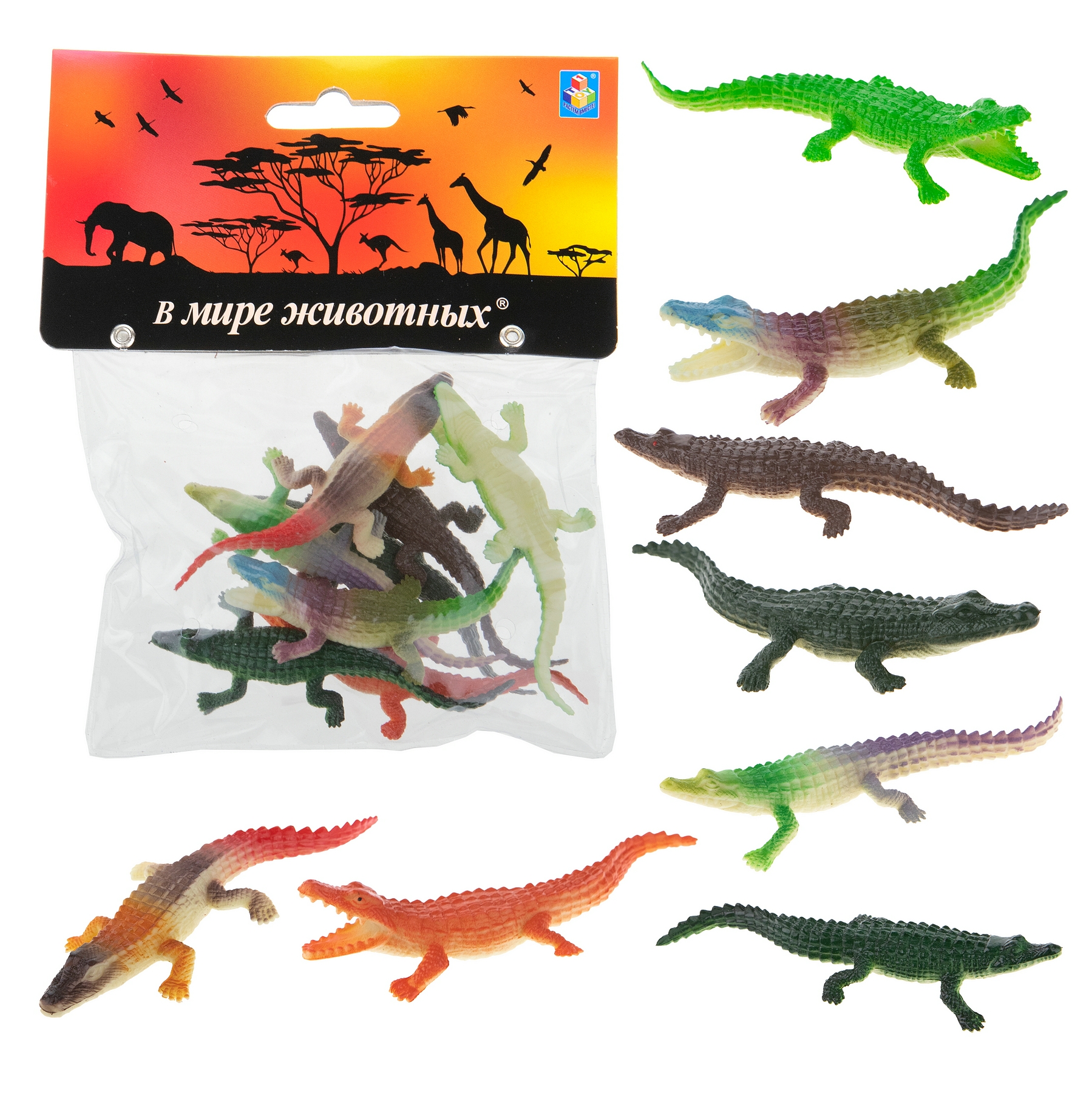 Игровой набор 1TOY В мире животных Крокодилы - фото 10